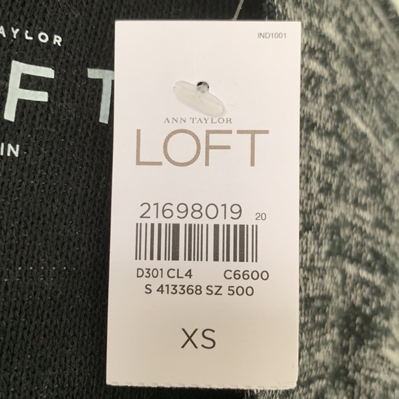 NWT LOFT Wide Kimono Drop Shoulder Sleeves Knit Open Cardigan Sweater Size XS - Picture 4 of 15